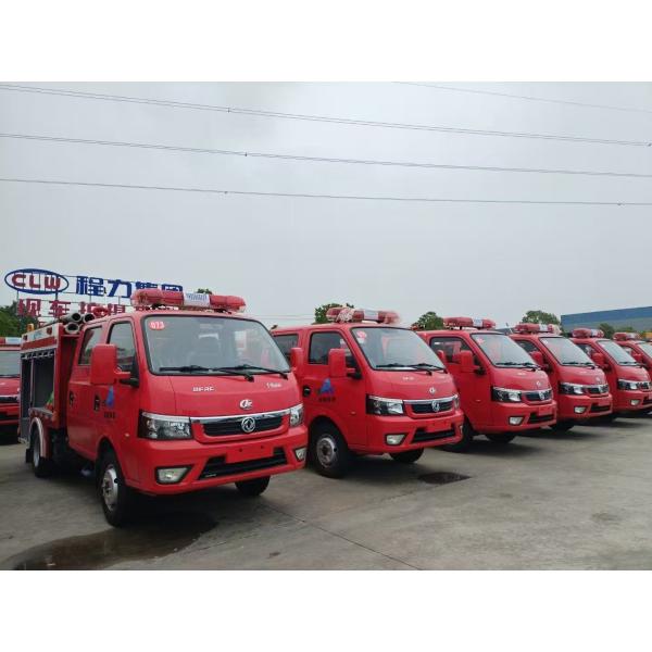 Dongfeng 6 Wheels 1,000-Liter Fire Fighter Vehicle Water Tank Fire Fighting Truck