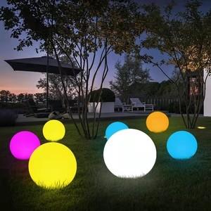 Customized plastic LED lights in different colors, formed by rotational molding tooling
