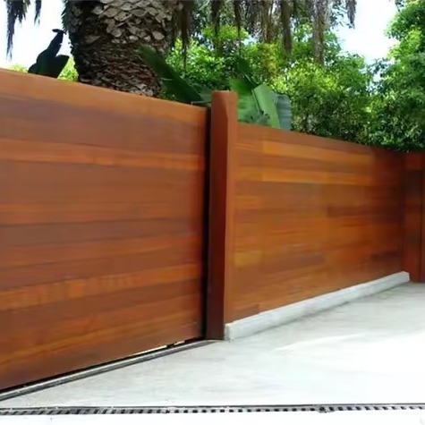 Unassembled Aluminium Slat Fencing Anodizing / Powder Coating And More