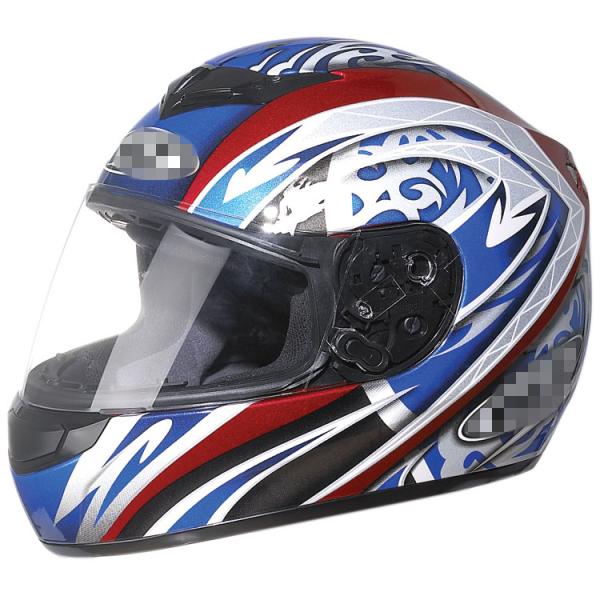 Full Face DOT Approved ABS Motorcycle Helmet with Custom Design and Head Protection