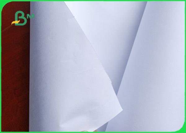 Lenght 50 / 100m 100% Wood Pulp Smooth Wrinkle Plotter Paper For Drawing