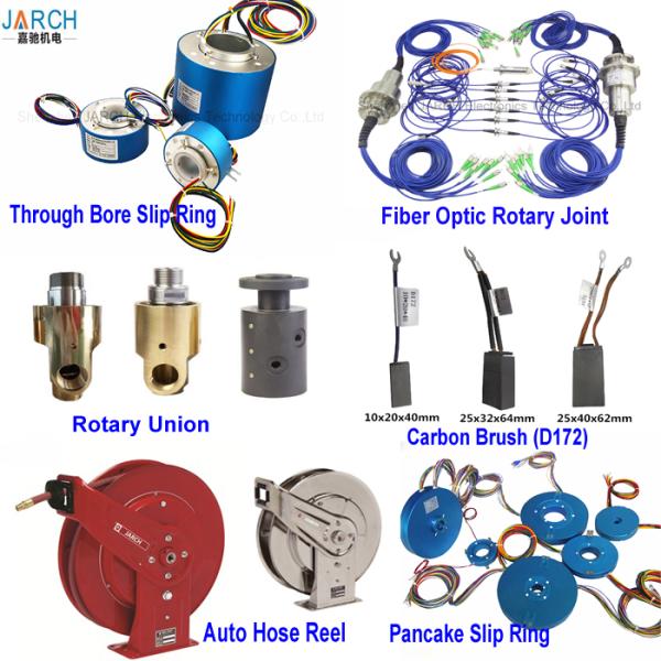 Alternator Through Bore Slip Ring Pcb Electrical Rotating Connector For Cable Reel