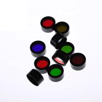 vidrio de filtro óptico sintonizado estrecho de 340nm el Transmittance>55%