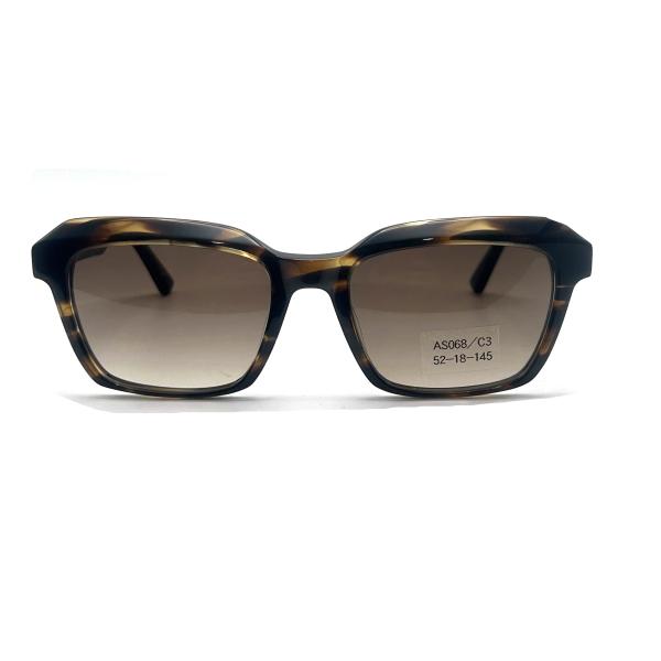AS068 Óculos de sol com quadro de acetato de alta qualidade - Design clássico