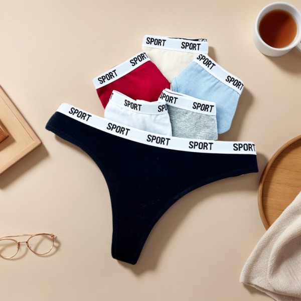 Women Thong Panty 95%cotton Underwear Women Thong Sexy New Design S M L Female Thong Panties