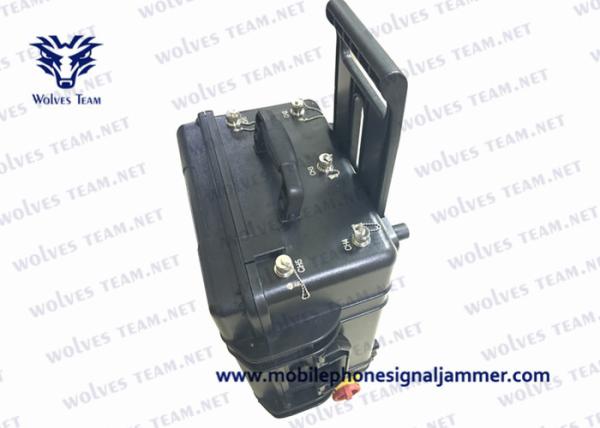 High Power Portable Vehicle Bomb Cell Phone Signal Jammer With DDS Convoy Jamming System