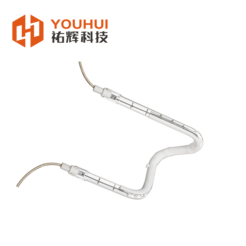 White Plated Quartz Emitters Infrared Heating Element Tube with 150-6000W Power and 45-480V Voltage