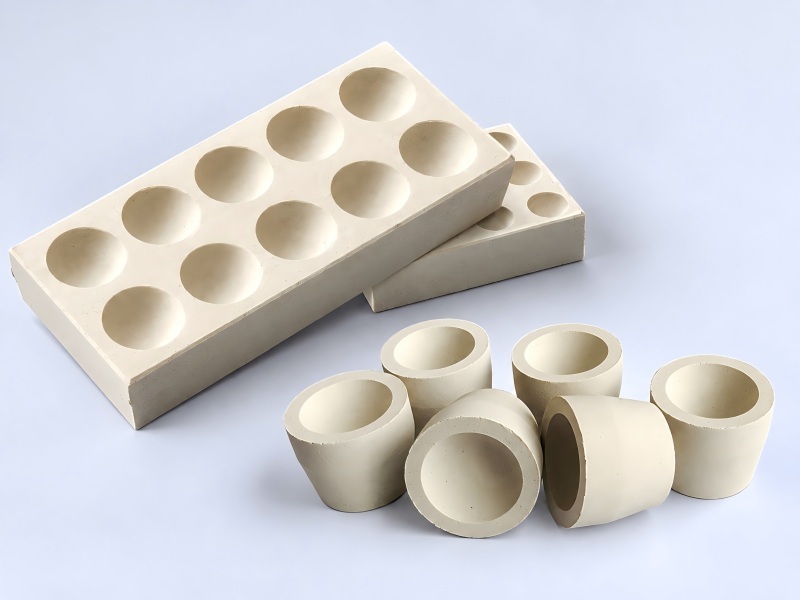 Magnesia Cupel 96% MgO Round Refractory Cupel Fire Assay Gold Silver Analysis
