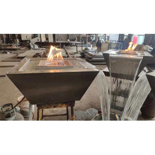 Шары огня и воды водного бассейна нержавеющей стали особенности воды сада квадратные