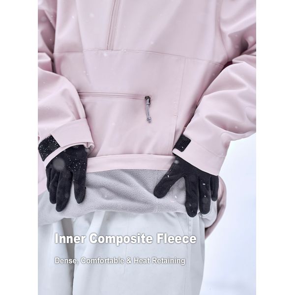 Custom OEM 3L Waterproof Windproof Snowboard Ski Hoodie Winter Couple Ski Jacket