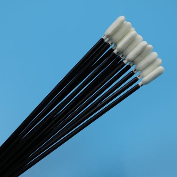 TX740 Lint Free 6.5 Long Black Handle Sponge Cleanroom Swab Car Cleaning Foam Swab