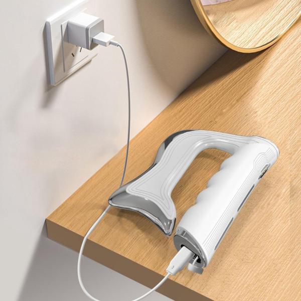 Красота лица Уход за кожей Массаж дома для лица Лифтинг тела Подтягивающая доска Кожа Электрическая Гуа Ша ((Белый)