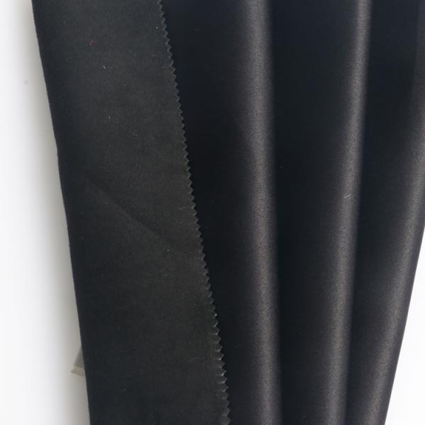 manufacturer China REPREVE RECYCLED SUEDE fabric for packing box and dress