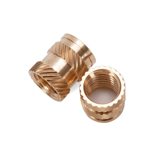 Knurled Brass Thread Insert Nut For Plastic Flare Nut M3 M4 M5 M6 M8 M10 M12 1/4 3/8 5/16 GB
