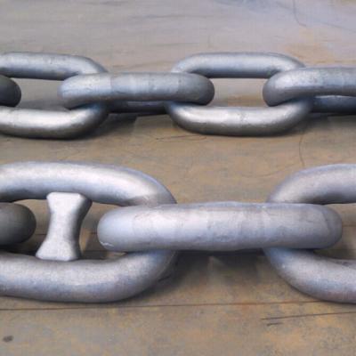 40 mm U3 de alta resistencia de aleación de acero pintura de pulverización de rodillo de enlace de anclaje de la cadena de estabilización del buque