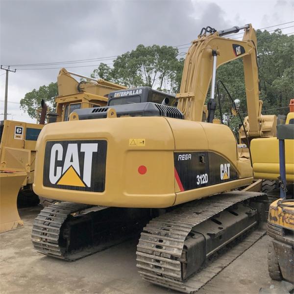 Original Cat312D 12 Ton Hydraulic Crawler Excavator with Hydraulic Cylinder and Valve