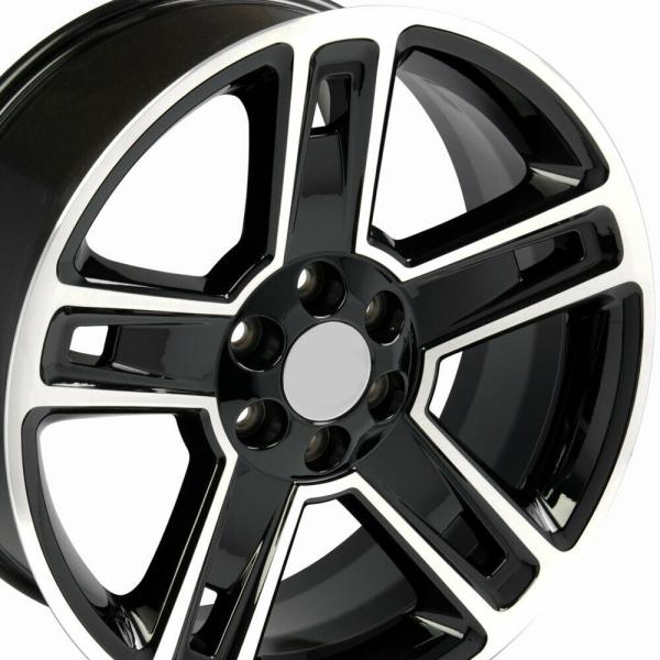 26x10 GMC Replica Wheels Silverado Sierra Mach'D Chevy Truck Rims 5664