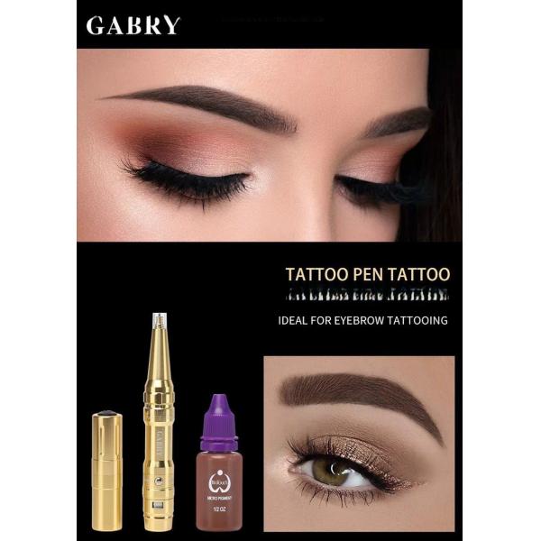 Wireless Semi Permanent Tattoo Pen Kit Makeup Machine Set For Eyebrow Microblading