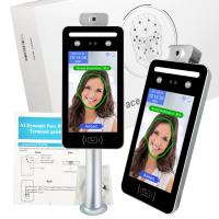Medición facial de la detección de la temperatura del cuerpo del sistema del control de acceso del reconocimiento de 8 pulgadas