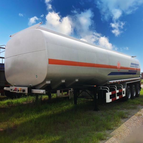 40000L 29t Tanque de acero al carbono de monobloque móvil con cerraduras de contenedores para patines móviles de reabastecimiento