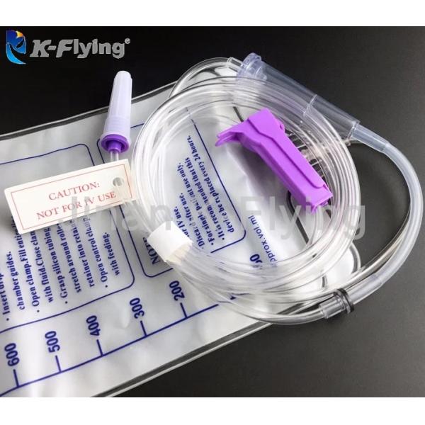 Disposable Medical Consumable Products 1200ml PVC Enternal Medical Feeding Bag