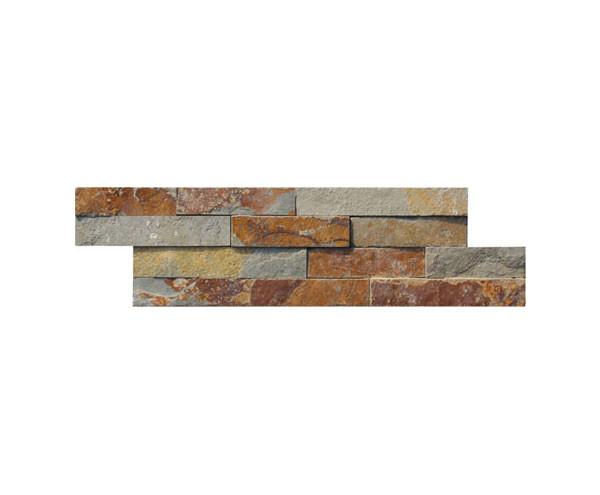 Rust 15mm Slate Culture Stone Wall Cladding Non Antacid