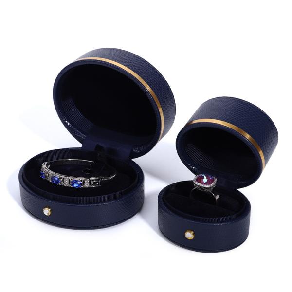 Sin esfuerzo elegante Hanhong muestra gratuita caja de joyas portátil para sus necesidades de viaje