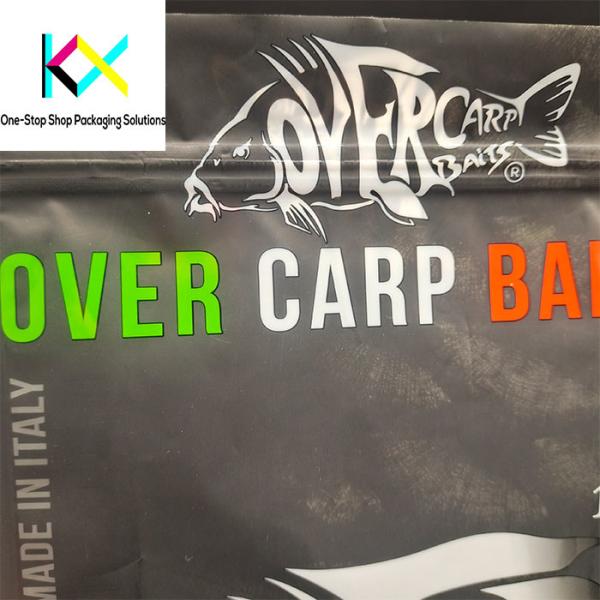 Resealable Cat Food Packaging Bags Recyclable Flat Bottom With Good Barrier