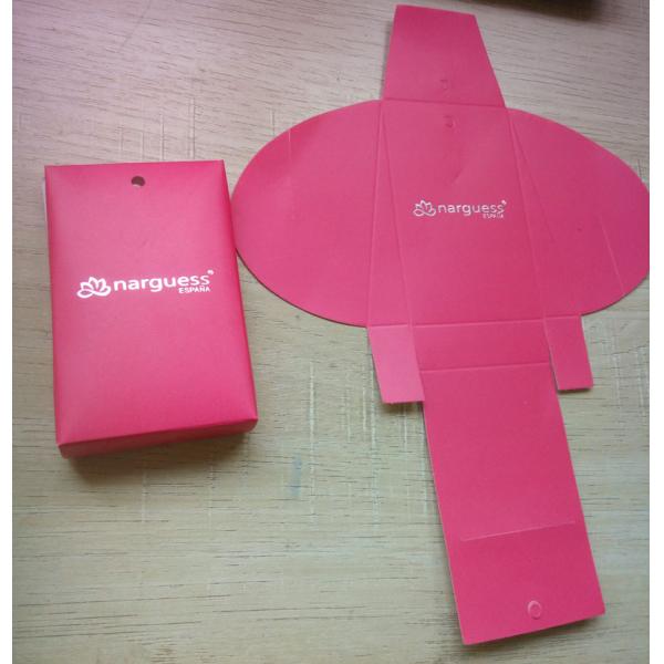 Pink shining personalized design offset printing paper tags for fashion clothes
