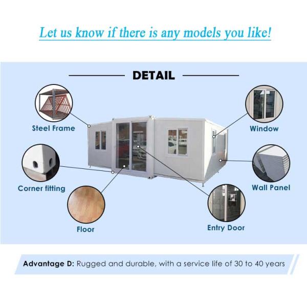 Сэндвич панель роскошная вилла контейнер расширяемый дом для современного дизайна гостиничный номер