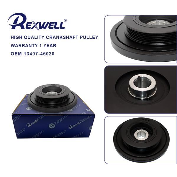 13407-46020 Poulie d'équilibrage harmonique de vilebrequin de moteur automatique pour Toyota Crown Supra Lexus