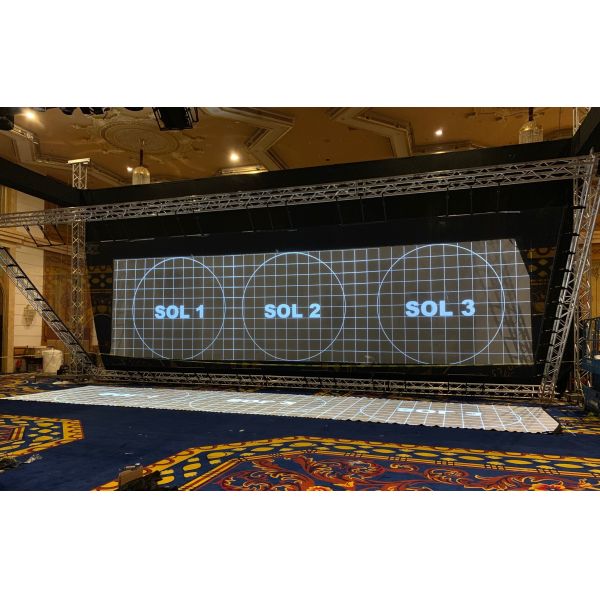 95um Thickness 160° View Angle 97% Transmittance Holographic Reflection Foil for 3D Hologram Display