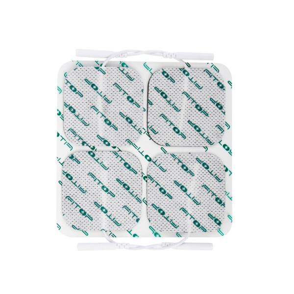 Square Muscle Stimulator Pads Pre Wire Type Tens Replacement Pads 5X5cm