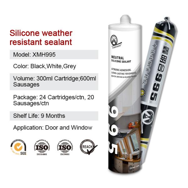 Other Adhesives MH995 Silicone Sealant Construction Structural Tile Adhesive for Stone Curtain Wall Woodworking