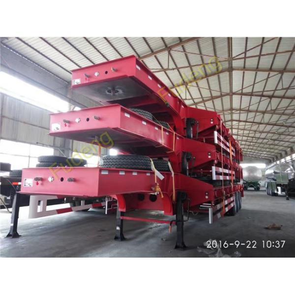 60ton 70 ton low bed semi trailer lowboy trailer for tractor truck head