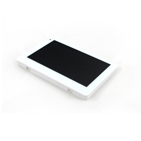 7 White Loxone POE Tablet With Inwall Mount Bracket
