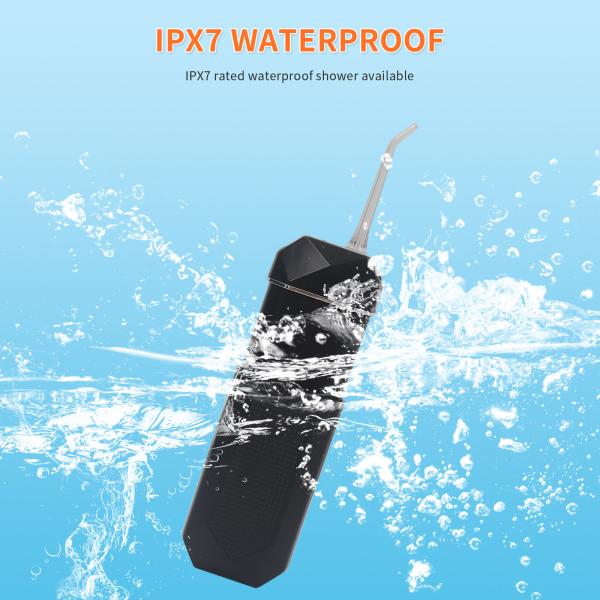 Travel-friendly Portable Water Flosser with Long-lasting Battery and IPX7 Waterproofing