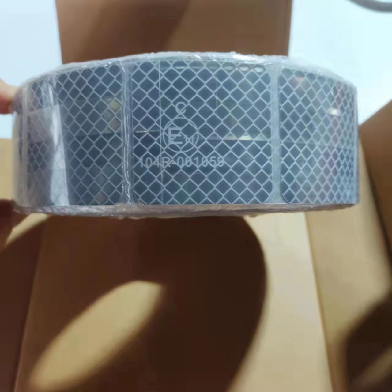 Сертификат ECE 104r гибкой отражательной ленты белый желтый красный