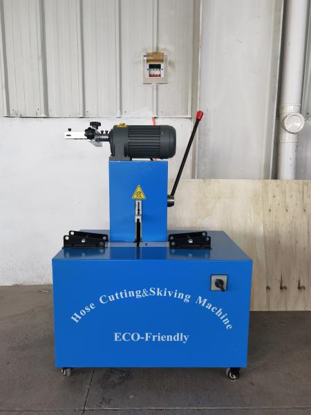 Electric Hose Cutter And Skiving Machine With Rubber Blade For Professional Use