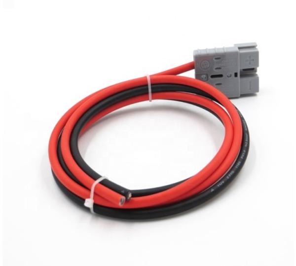 50A 600V Connector Solar Battery  Cable Wire customized wiring harness