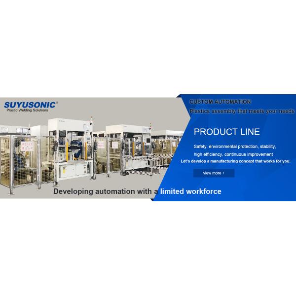 Machine de soudage à plaque chaude servo horizontale avec puissance de 12-25 KVA et battement de production 55S/1PCS pour le soudage plastique de précision