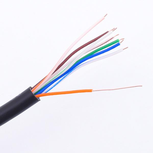 Copper 24AWG Patch Cord Cat 5e , BC7/0.2 PVC Jacket UTP Cat5e Patch Cable