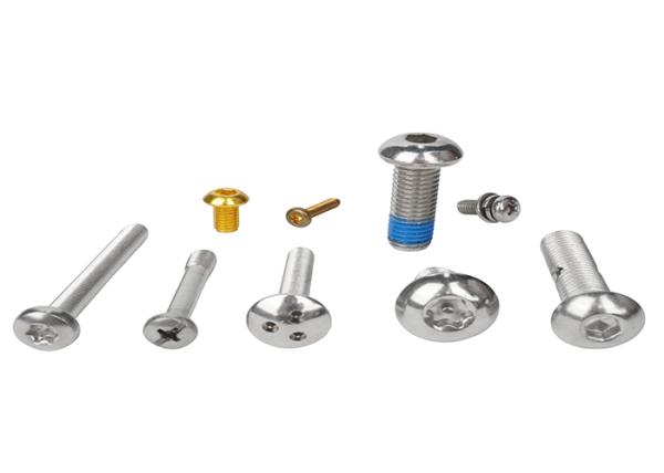 Torx With Pin Drive Two  Snake Eyes Flat Pan Csk Head Anti-theft Safety Tamper Proof Security Metal Screw Half-thread