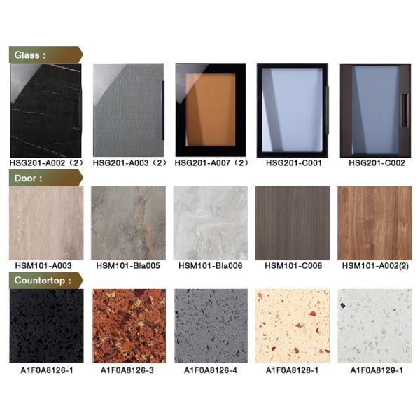 Modern Matte Acrylic Kitchen Cabinets Luxury Black Melamine Kitchen Wall Cupboards