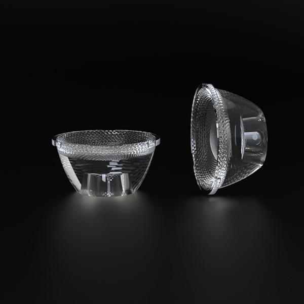 Diamètre 40 mm de mise à niveau de l'hôtel coupe-off Matériau de lentille PC pour la lampe murale de lavage VA 50 ° anti-éblouissement