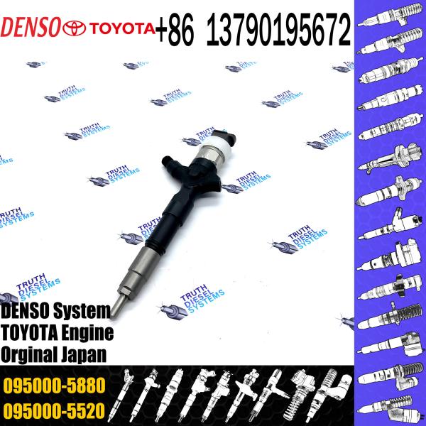 Инжектор топлива 23670-30050 Дизельная железная дорога для двигателя Toyota Инжектор 095000-5880