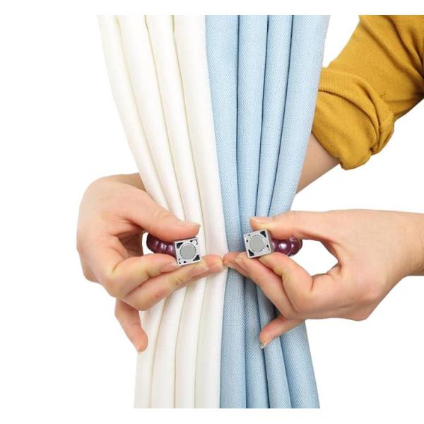 Modern delicate custom ABS magnet curtain tiebacks for home decoration