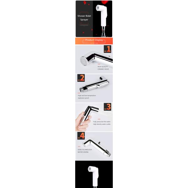 Massage Function Small Shower Head Bidet Toilet Spray Gun for Women's Wash in Hotel