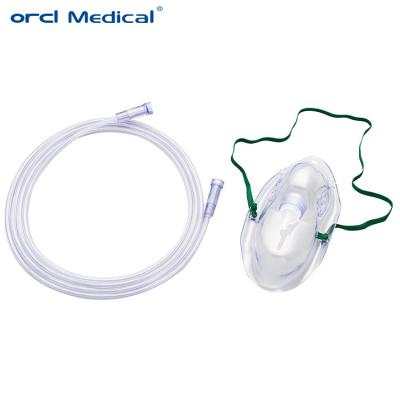 Medical Supplies Disposable Pvc Oxygen Mask Adjustable Oxygen Gas Mask For Adults And Children
