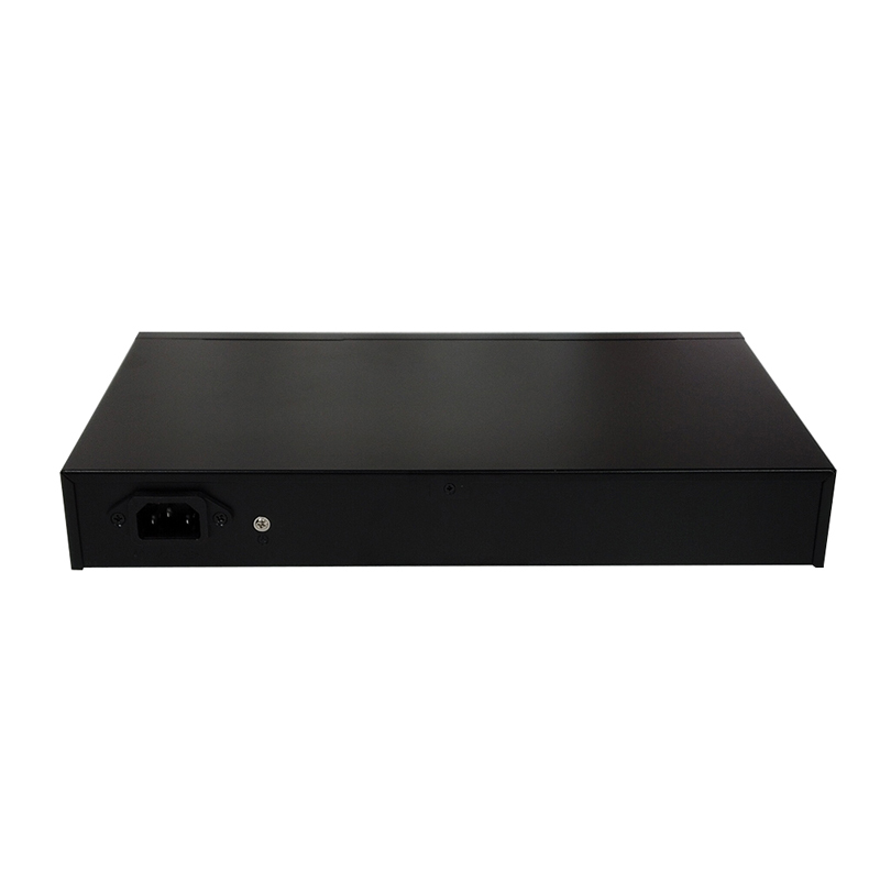 24 Port 10/100Mbps Fast Ethernet Switch Unmanaged Network Switch Rackmount/Desktop Metal Switch Internal Power Supply TBC-S4024N
